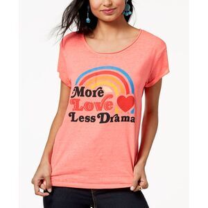 Freeze 24 7 Juniors More Love Graphic Print T-Shirt